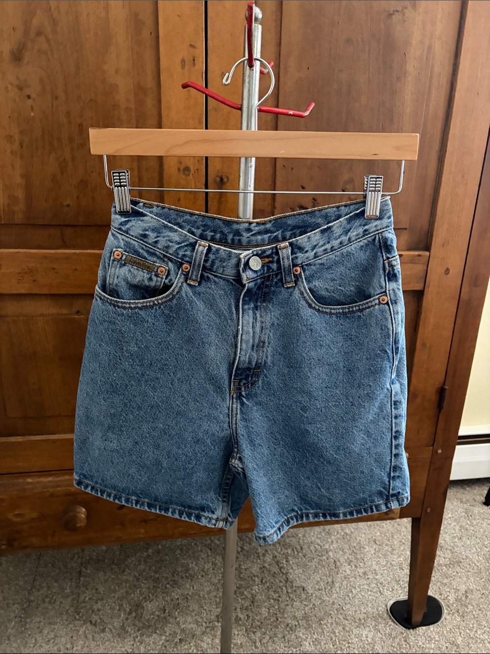 VINTAGE 90s Calvin Klein Classic High-Rise Denim Shorts